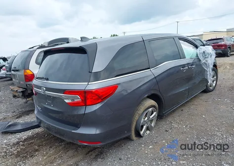 2018 Honda Odyssey Ex из США, поврежденный, VIN 5FNRL6H57JB042346